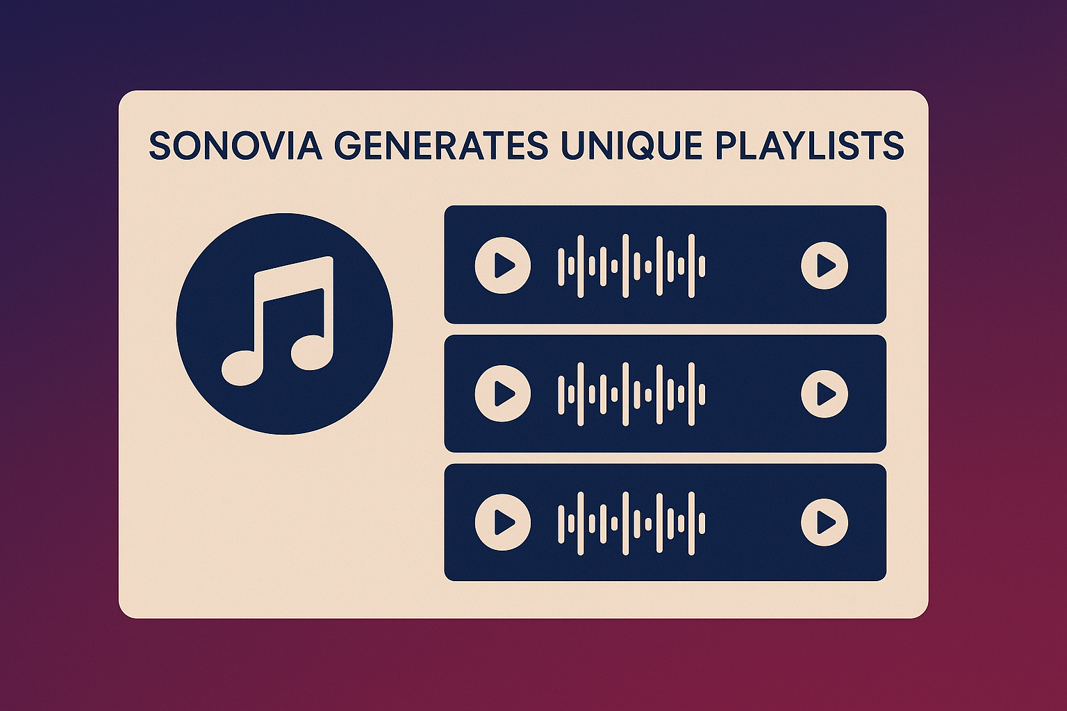 Sonovia genereert unieke playlists